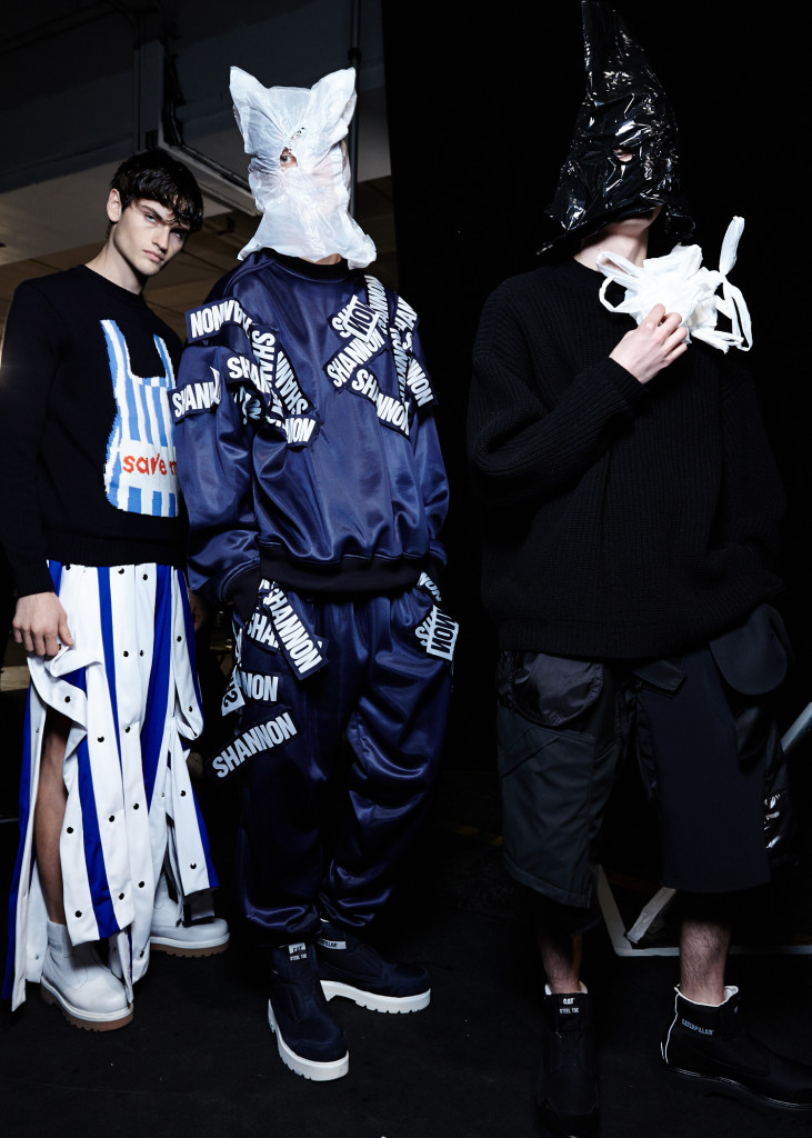 Christopher Shannon AW15, backstage (Sam Wilson, British Fashion Council) 11