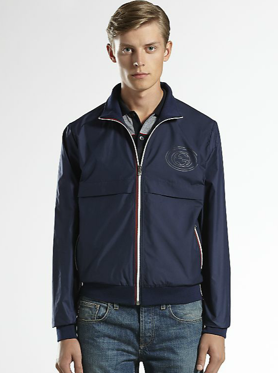 Gucci Techno Nylon Bomber Jacket. Click image to shop