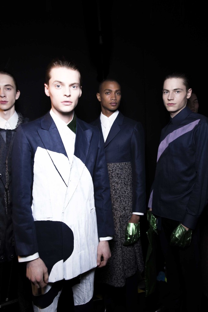 Alan Taylor AW14, backstage (Image: Sam Wilson, BFC)