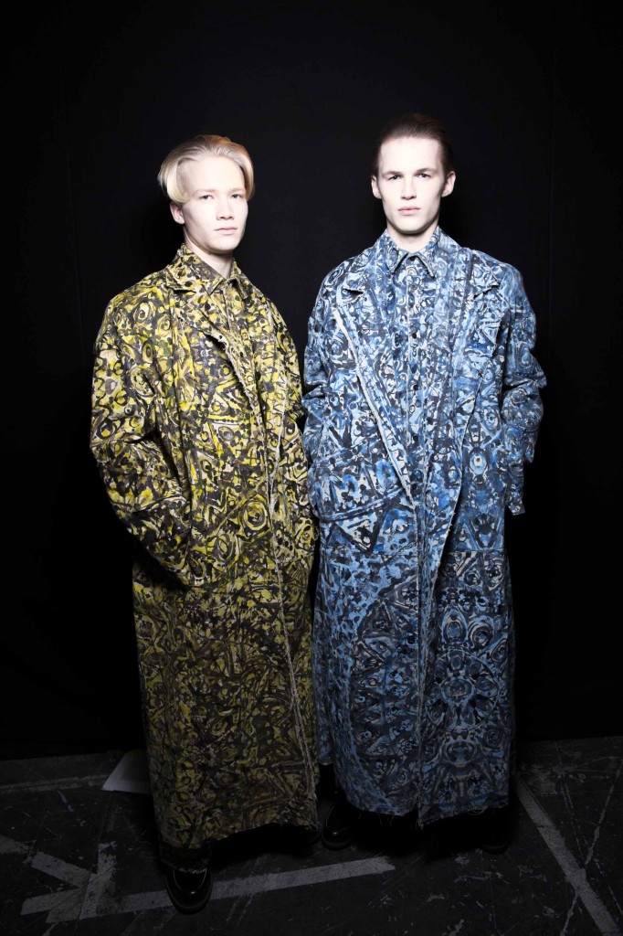 Craig Green AW14, backstage (Image: Sam Wilson, BFC)