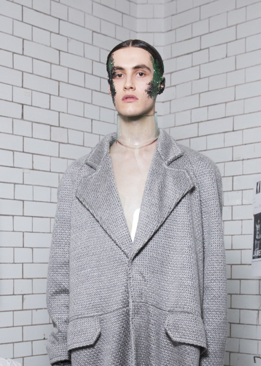 Kay Kwok AW14, backstage (Image: Sam Wilson, BFC)