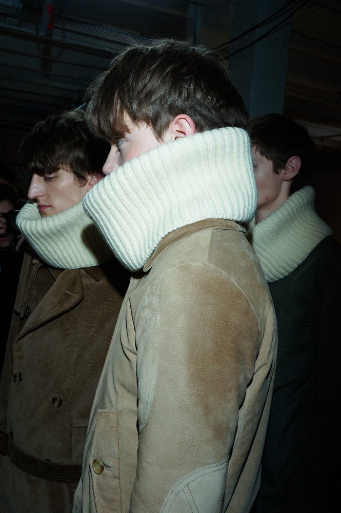 Lou Dalton AW14, backstage (Image: Billa Baldwin, BFC)