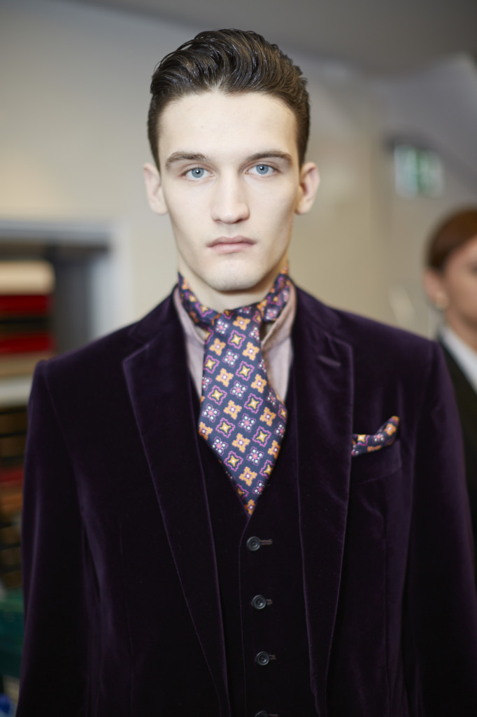 Richard James AW14, backstage (Shaun James Cox, BFC) 1