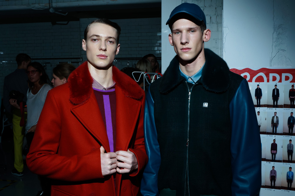 Richard Nicoll AW14, backstage (Image: Billa Baldwin, BFC)