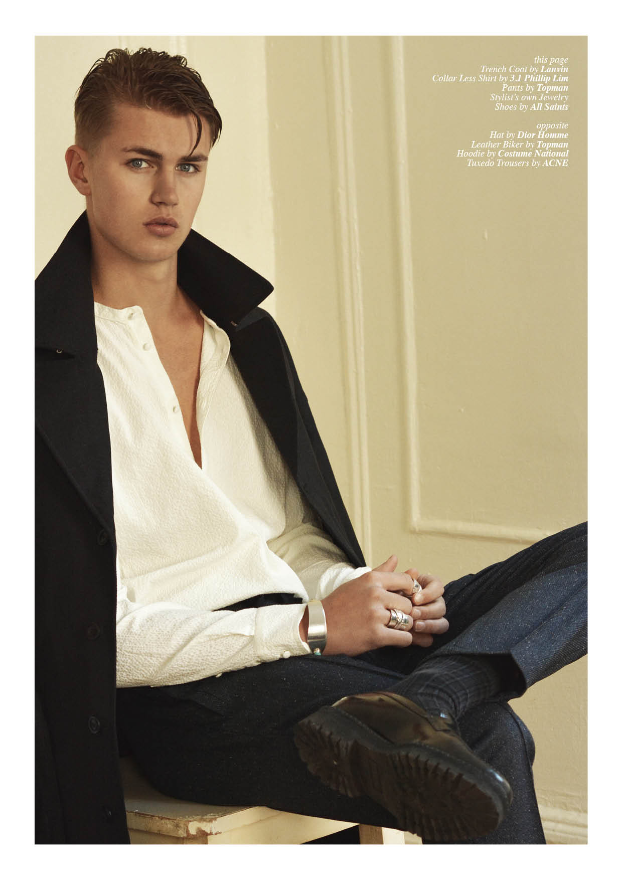 Samuel Harwood at New York Models for Client Style Guide USA #2 ...