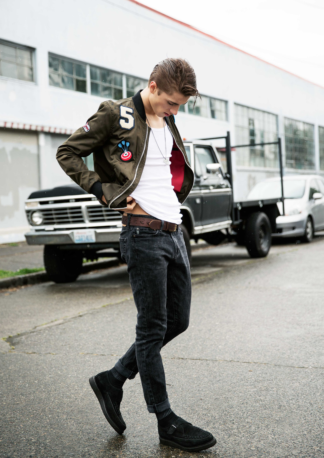 Frankie Rossi at IMG by Andrew Parsons for Yearbook 11 Client Magazine