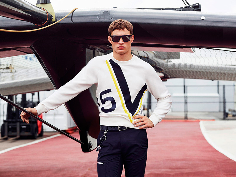 Julian Schneyder Models Louis Vuitton America's Cup Collection 2017