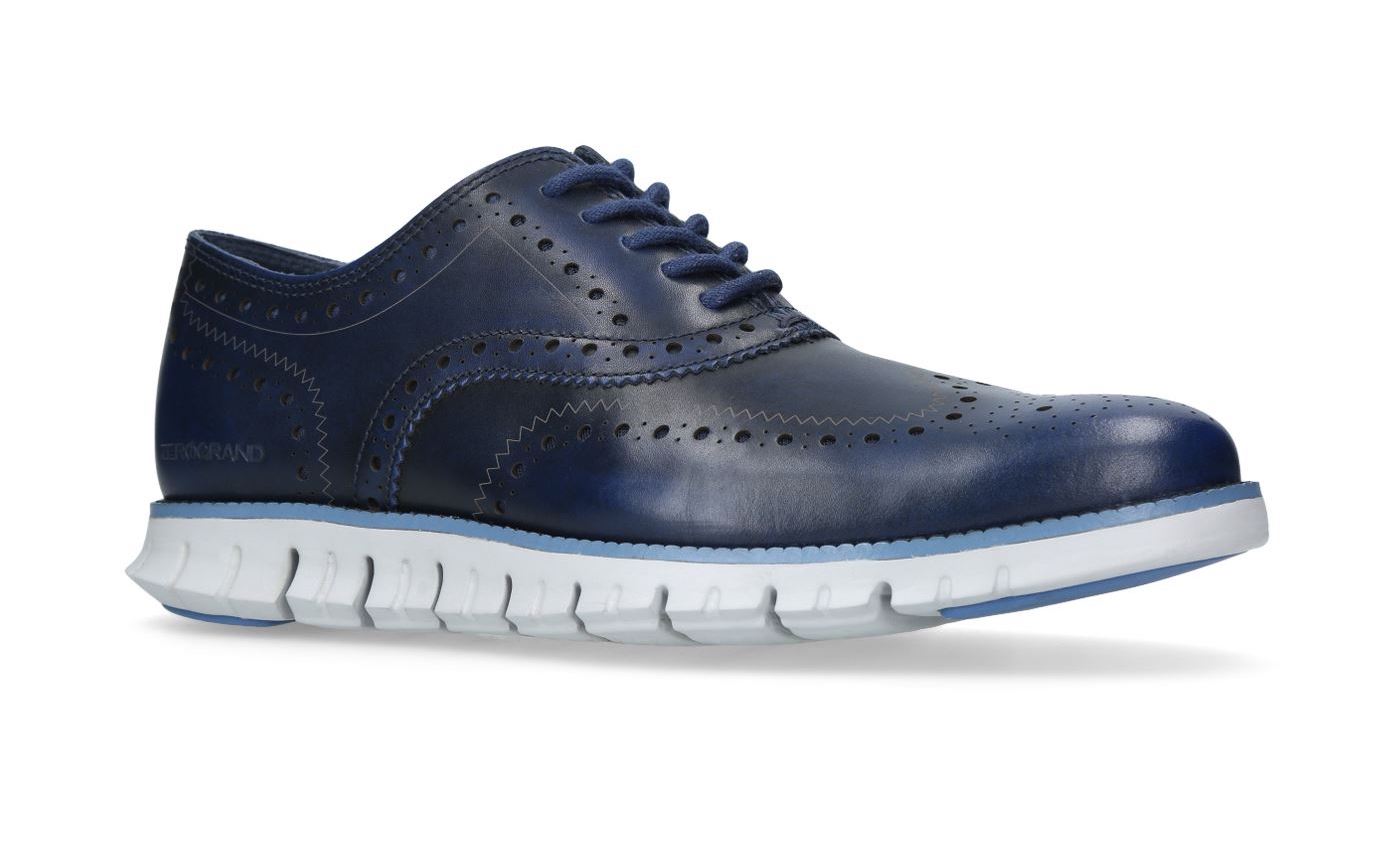 cole haan zerogrand green suede wingtip oxfords